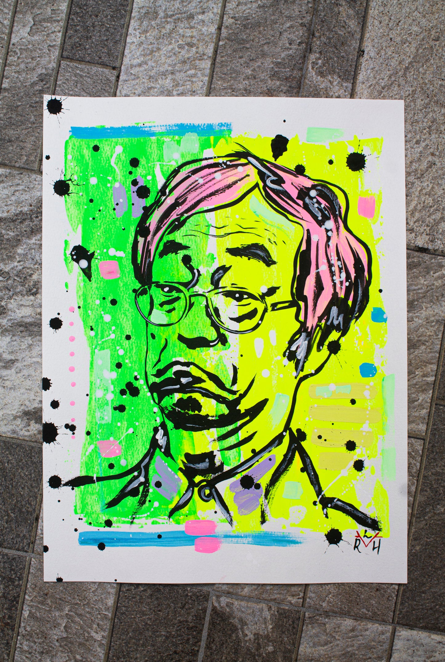 Nakamoto Myth — Neon Yellow & Electric Green