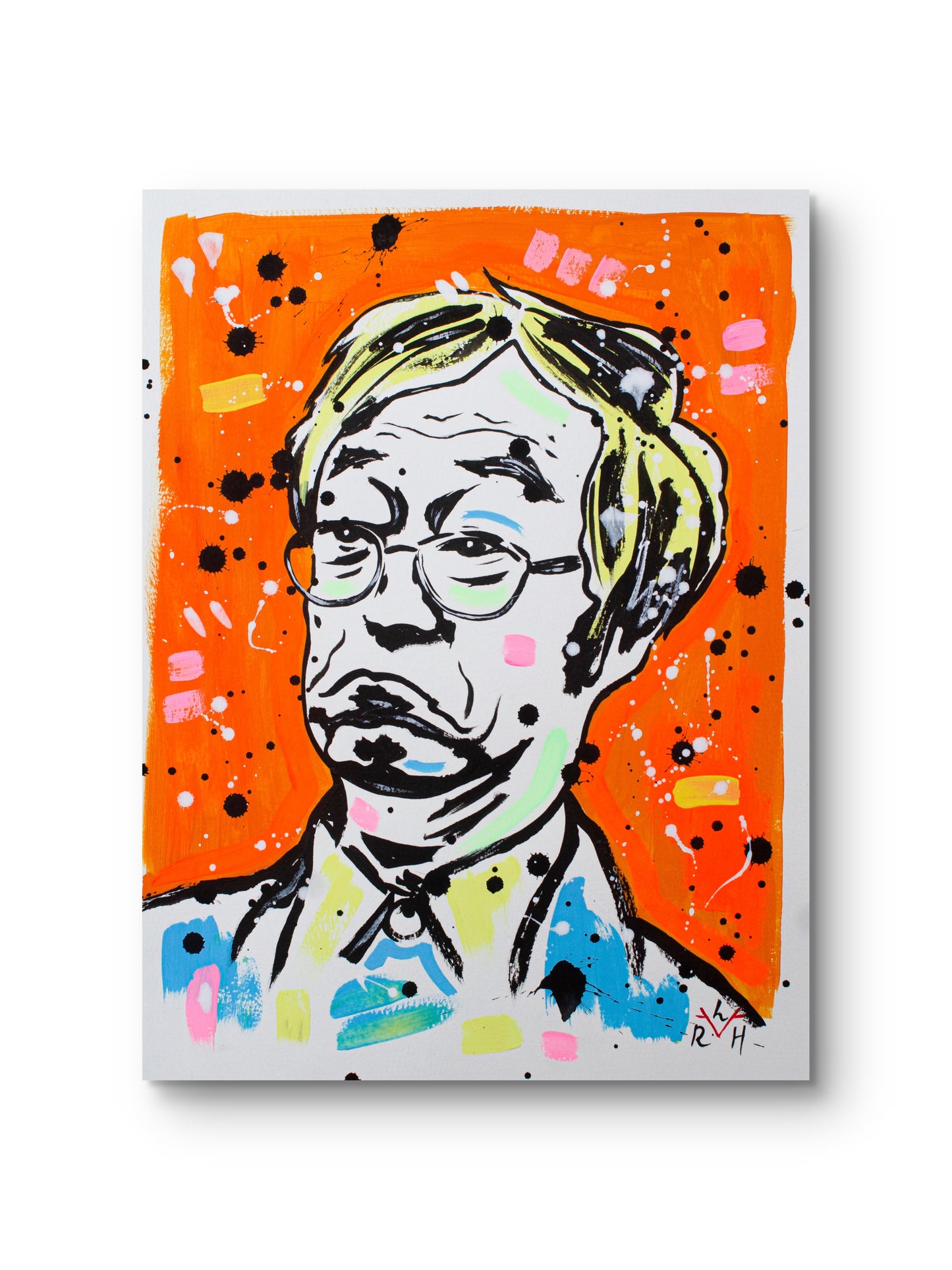 Nakamoto Myth — Orange & Sky Blue