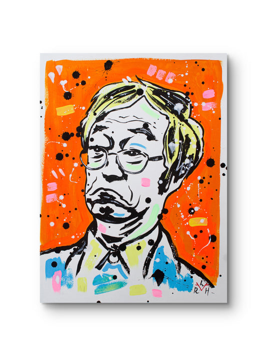 Nakamoto Myth — Orange & Sky Blue