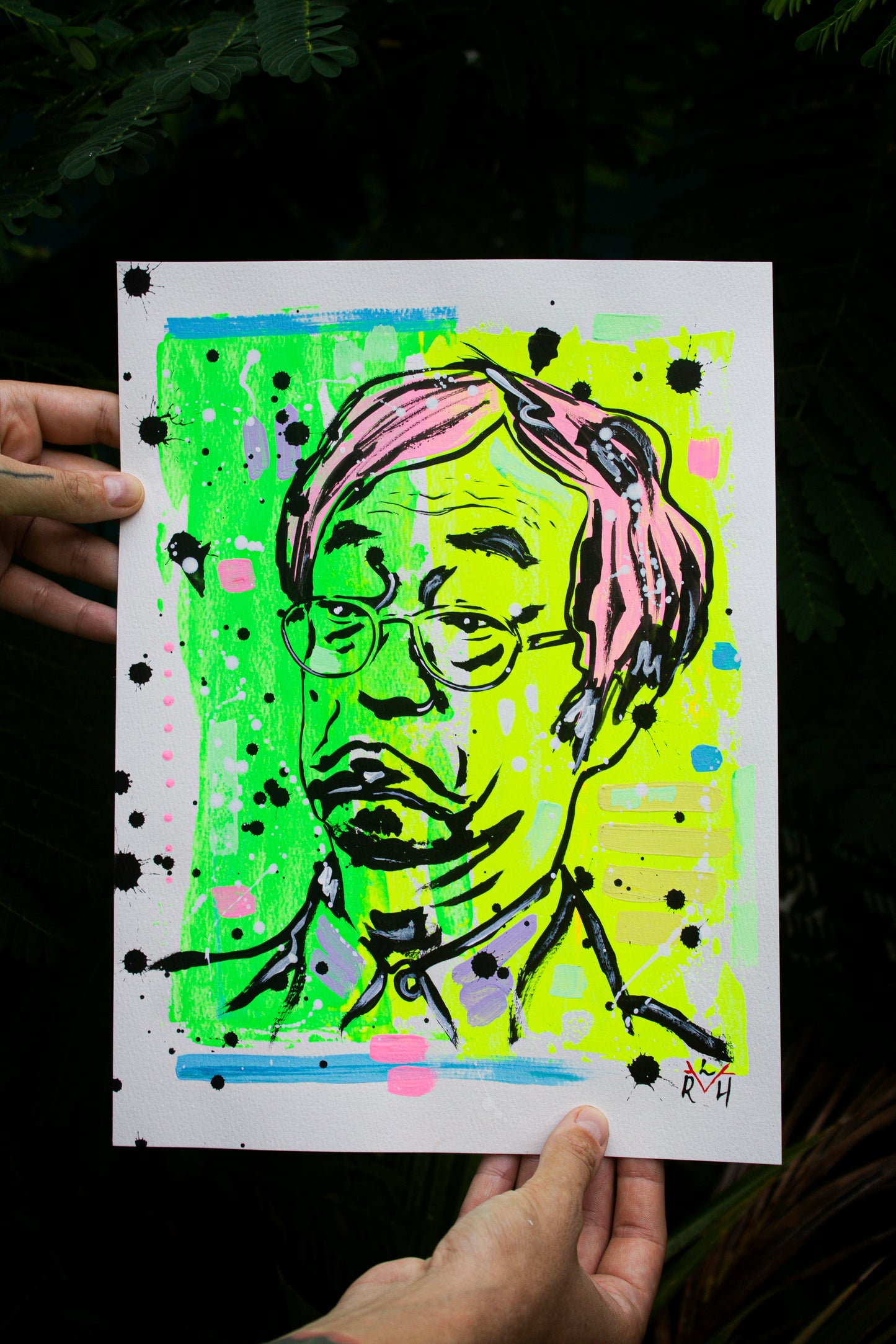 Nakamoto Myth — Neon Yellow & Electric Green