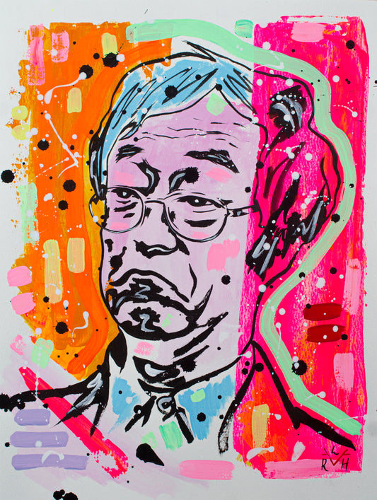 Nakamoto Myth — Orange, Lilac & Pink