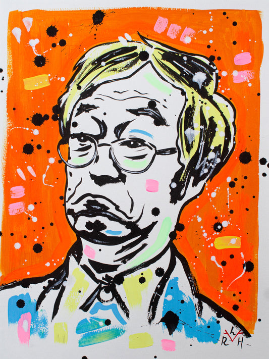 Nakamoto Myth — Orange & Sky Blue